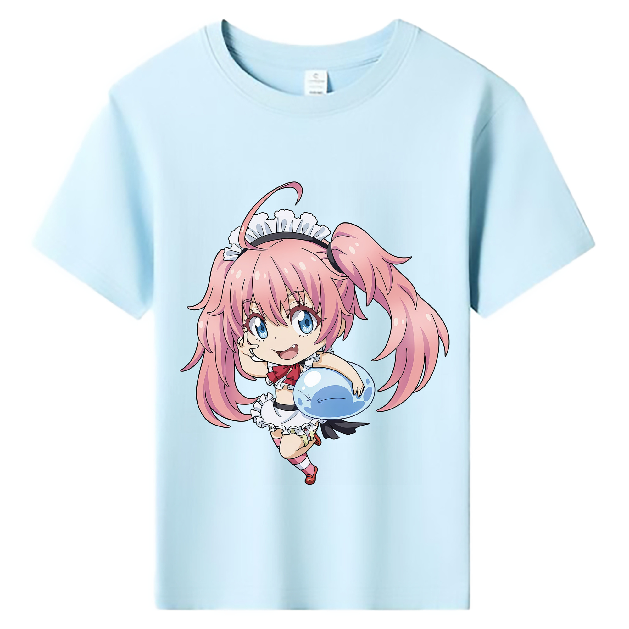 （画像用） 転スラ Regarding Reincarnated to Slime 綿100％キッズTシャツ（フロントプリント）